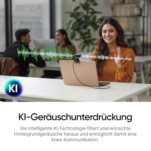 Insta360 Link 2 Schwarz - 4K Webcam für PC/Mac, 1/2"-Sensor – Ansicht 3