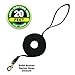 Four Paws Cotton Web Dog Training Lead, Black, 20-Foot