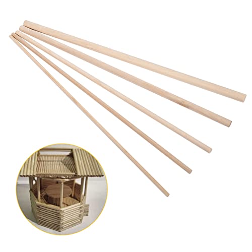 10pcs 30cm lang Diy Houten artcraft sticks bomen hout gereedschap 4mm-10mm (Specification : 5mm) - Image 3