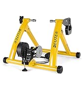 Bike Trainer, Magnetic Bicycle Stationary Stand for Indoor Exercise Riding, Portable, Quick Relea...