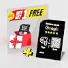 Google Review Stand -Boost Reviews w/Reusable Google Review Tap Card Stand & QR Code Stand- No App or Subscription - Android & iPhone Compatible-Boost Google Reviews for Online Growth