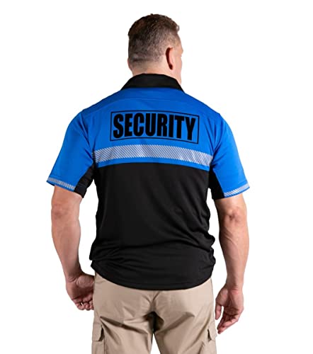 RYNO GEAR 100% Polyester Jersey Knit Two Tone Security Bike Patrol Polo Shirts2