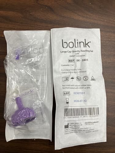 image for Bolink Large Cap with Enfit for Home Tube Feeding (5-Pack) for Gravity