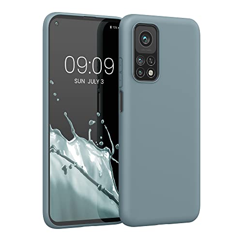 kwmobile Custodia Compatibile con Xiaomi Mi 10T / Mi 10T Pro Cover - Back Case per Smartphone in Silicone TPU - Protezione Gommata - artic night