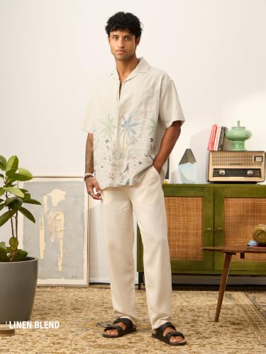 The Souled Store Oversized Shirt: Coastal Vibe Off White - Image 3