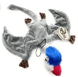 Onwomania Dimorphodon Dino Dinosauro pterosauro Peluche Peluche Animale 43 cm Grigio