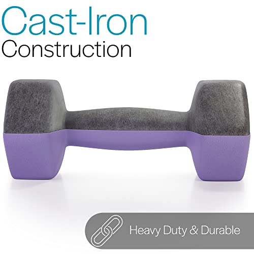 Core Balance Dumbbell Pair Hex Weight Neoprene Coated Cast Iron Strength Training (2 x 1kg, 2kg, 3kg, 4kg, 5kg, 6kg, 7kg, 8kg, or 10kg) - Image 6