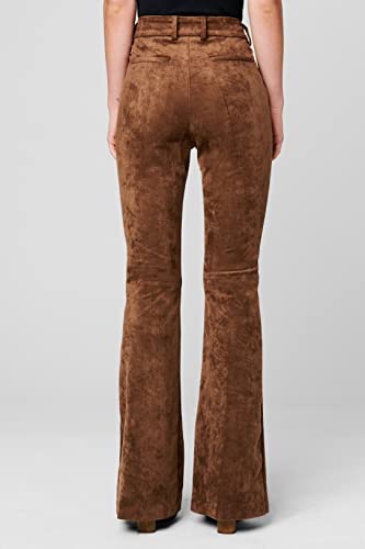 [BLANKNYC] Womens Luxury Clothing Vegan Leather Wide Wale Corduroy Flare Pant3