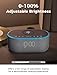 Odokee Wireless Charging Alarm Clock Radio: Qi Certified Fast Wireless Charger for iPhone Samsung - 10W Stereo Bluetooth Speaker - Dimmable Digital Clock with FM Radio for Bedroom Gray
