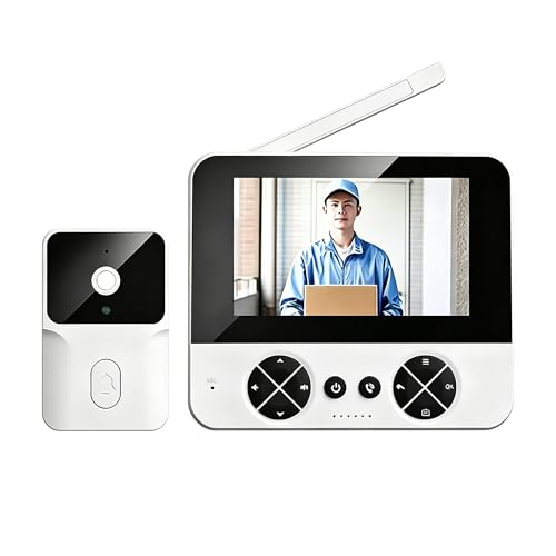 Amazon.co.jp: インターホン ワイヤレス 工事不要 防犯カメラ モニター