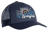 Ann Arbor T-shirt Co. Springfield, CO Cap - Colorado Rocky Mountain West Hiking, Camping Baseball Hat for Men & Women (Blue, One Size)