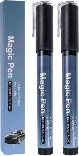 2PCS Magic Car Scratch Remover Pen, All Cars Magic Pen, 2026 New Car Paint Repair Pen, Portable Auto Scratch Remover, Universal Car Touch Up Pen Quick Fix for All Car Colors
