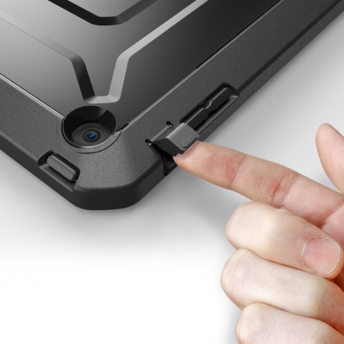 SUPCASE for iPad Air 1st Generation Case with Screen Protector, [Military-Grade Protection] [Anti-Scratch] Heavy Duty Full-Body Rugged Protective Tablet Case Cover for Apple iPad Air 1 9.7 Inch, Black