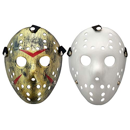 Amazon.co.jp: Radiya ハロウィン 仮装 ジェイソンマスク