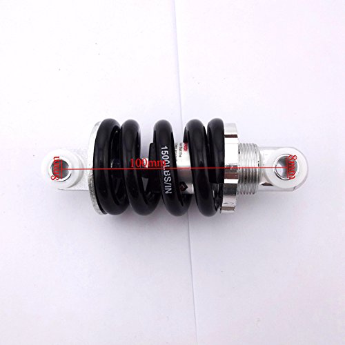 Tc-Motor Kids Motorcycle Shock Absorbers Rear Suspension Spring 100Mm 1500Lbs For 47Cc 49Cc Mini Moto Pocket Bike #TOP1