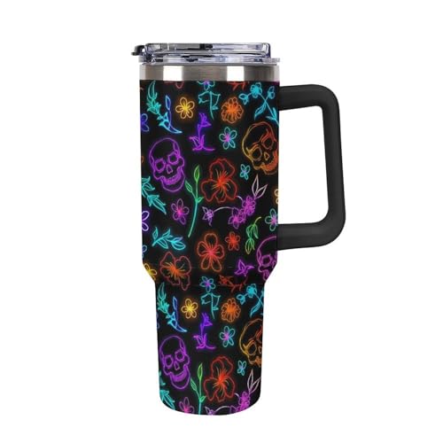 Taza de café grande de 40 oz para llevar en el coche y mantenerte hidratado
