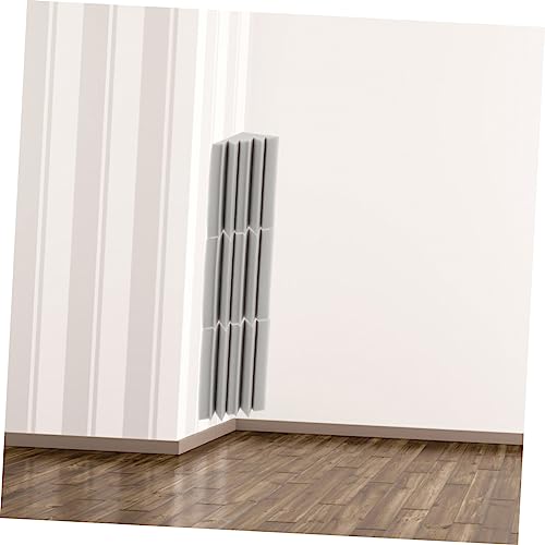 Toyvian 4pcs Paneles para Paredes Acústicas con Trampas de Graves para Esquinas Material Duradero de Esponja Fácil Instalación para KTV, Teatro y Estudios en Casa Gris miniatura 6