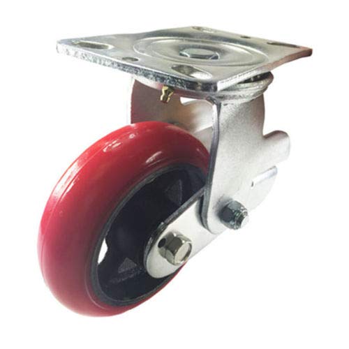 Caster 6" x 2" Shock Absorbing Caster Swivel (1 pc)