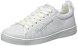 Tipologia: Donna Pepe Jeans London Brompton Woven, Zapatillas Mujer, 800white, 40 EU