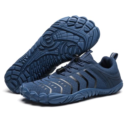 Image of Hiking Barefoot Shoes for Women Men Breathable & Non-Slip Athletic Barefoot Wide Toe Water Shoes Lightweight Perfect for Walking,Running,and Swimming