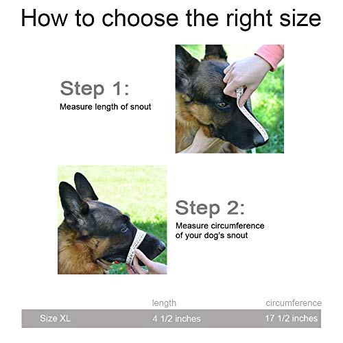 Bronzedog Metal Dog Muzzle Wire Basket Great Dane Mastiff Saint Bernard Mask With Leather Straps Muzzles For Extra Large Dog (Xl) #TOP4