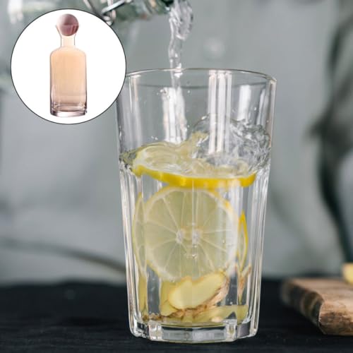 Jarra de vidrio resistente con diseño creativo y botella para té 8