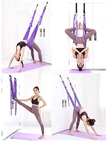 Xemz-Yoga-Fitness-Stretching-Strap-Adjustable-Leg-Stretcher-Back-Bend-Assist-Trainer-Improve-Leg-Waist-Back-Flexibility-Home-Gym-Equipment-for-Rehab-Pilates-Ballet-Cheerleading-Splits-Gymnastics