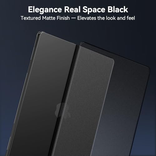 Image of EooCoo Case Compatible for MacBook Pro 14 inch M5 2026 2025-2021 M4 M3 M2 M1, A3427 A3426 A3434 A3112 A3185 A3401 A2918 A2992 A2779 A2442 Pro /Max, Ultra-Thin Translucent Hard Shell Cover - Matte Black