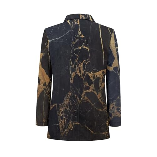 TODIYADDU Mens Casual Blazers with Pockets Ugly Christmas Cardigan Long Sleeve Open Front Work Office Jackets Blazer Suit4