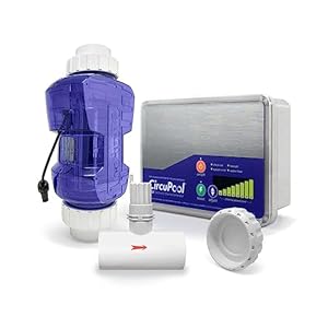 CircuPool EDGE40 Salt Chlorine Generator | USA-Made | 7 Year Manufacturer Warranty | No DIY Install Penalty | 1.7 lb CL Output | Electronic Salt Chlorinator System for Pools up to 40,000 Gallons