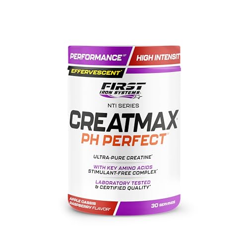 Creatmax PH Perfect (Pomme cassis framboise,creatine effervescente, performance, prise de masse sans stimulant))