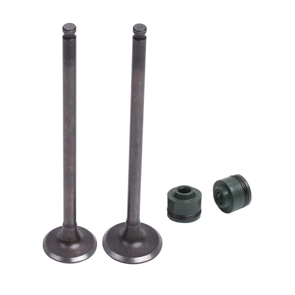 Intake and Exhaust Valve Stem Kit Fit for Kawasaki ZXR250 ZR250 Balius 4mm 4 Cylinder 16 18.5x82.4x4mm 16.6x82mm Motorcycle Engine Parts(1x Intake 1x Exhaust)