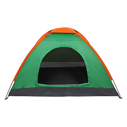 Camping Tent, Waterproof Camping Dome Tent Automatic Pop Up Quick Shelter Outdoor Hiking (Green, 2-Person) #TOP1