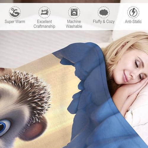 Manta suave de piel de erizo con acabado premium y tamaño matrimonial 4