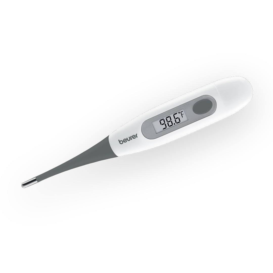 Beurer FT 12 Digital Flexi Thermometer for Fever Measurement | Fast & Accurate measurement in °C & °F | 100% Waterproof Design | For Oral, Underarm & Rectal Use |For both adults & babies-image-38
