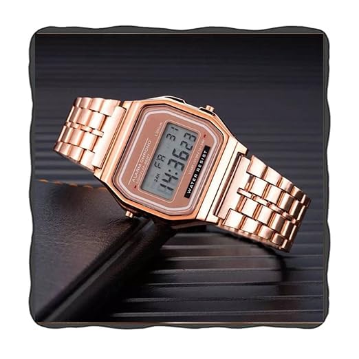 Image of Acnos Premium Brand Digital 4 Colours Square Dial Unisex Wrist Watch for Men Women Pack of 1 (WR)