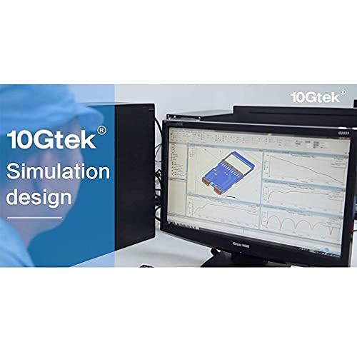 [Blue] Colored 10G Sfp+ Dac Cable - Twinax Sfp Cable For Cisco Sfp-H10Gb-Cu0.3M, Ubiquiti Unifi, D-Link, Supermicro, Netgear, Mikrotik, Fortinet, 0.3-Meter(1Ft) #TOP7