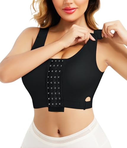 CHUMIAN Damen Postoperativer Sport BH Ohne Bügel Mit Verstellbaren...