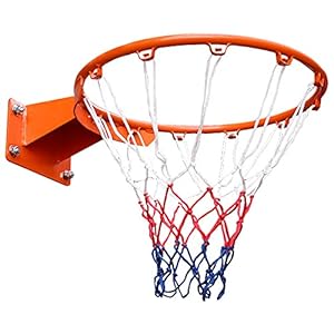 Mini Basketbalring, buiten hangende standaard basketbalring voor aan de muur Dubbele veerterugslag Schieten Dunk…