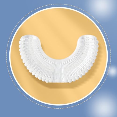 Cepillo de dientes en forma de U con 3 modos de limpieza para niños 7