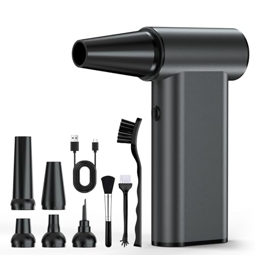 Electric Air Duster, 180000RPM Cordless High-Speed Compressed Air...