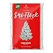 SnoFlock The Original Premium Artificial Decorative Self-Adhesive Snow Flock Powder with IceFlakes | PRO. Grade | Artificial Christmas Tree Snow (Pure White, 2 Pounds [0.90Kg])