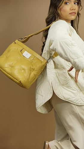 Image of Premium Italian Leather Tote Bag for Women - 100% Genuine Leather Handbag. Crossbody Bag with Detachable Strap