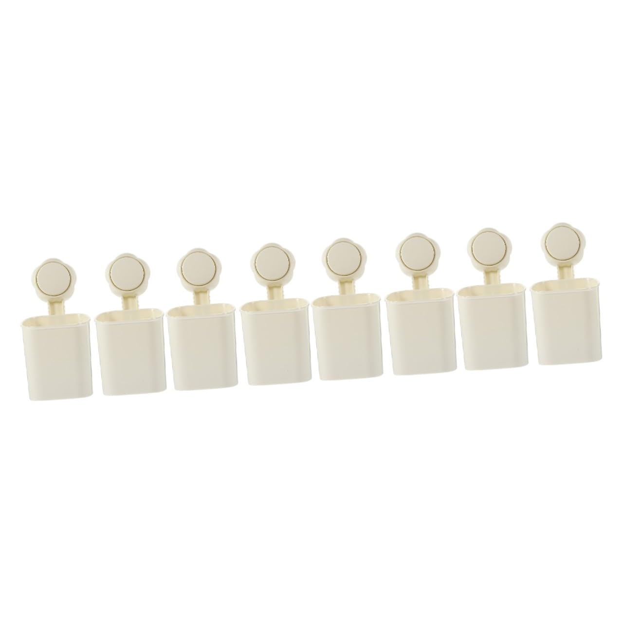 ABOOFAN Organizador De Pared con Ventosa para Baño Estante De Ducha Sin Taladro Soporte para Cepillos De Dientes Y Accesorios De Diseño De Drenaje Y Gran Capacidad 2 Piezas X 4
