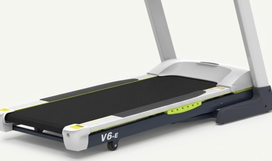 Image of Motorised Treadmill, Electric Fitness Running Machine with LCD Console, Home Gym Cardio, 7 inch LCD, 7HP DC Motor, 1-20KM /H Speed, Max Weight 180 kg.