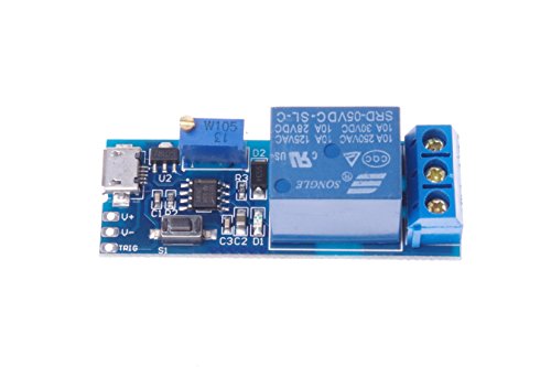 Smakn Wide Voltage 5V-30V Power Supply Adjustable Trigger Delay Time Relay Module #TOP3