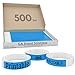Produktbild Global Arbitrage Event Solutions GA Event Solutions Einlassbänder aus Tyvek Light Blue 500 Stück hellblau