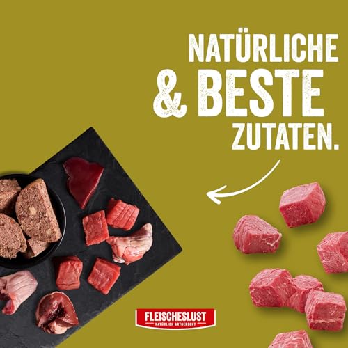 Steakhouse Pferd pur (14x500g), Nassfutter für Hunde & Katzen, sensitives Ergänzungsfutter, Monoprotein, getreidefrei, 14x Wurst von Fleischeslust