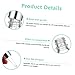 OFFIGAM 5ml Fillable Essential Oil Dropper Bottles 10-Pack Leakproof Glass Sub Bottles for Cosmetics and Beauty Storage for Aromatherapy and Home Use