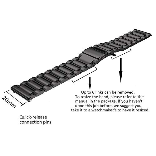 Bracelet Garmin Venu métal pour passer du bureau aux sorties citadines - 5